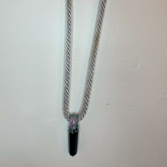 Adina Mills Obsidian Necklace - Picture 1 of 4